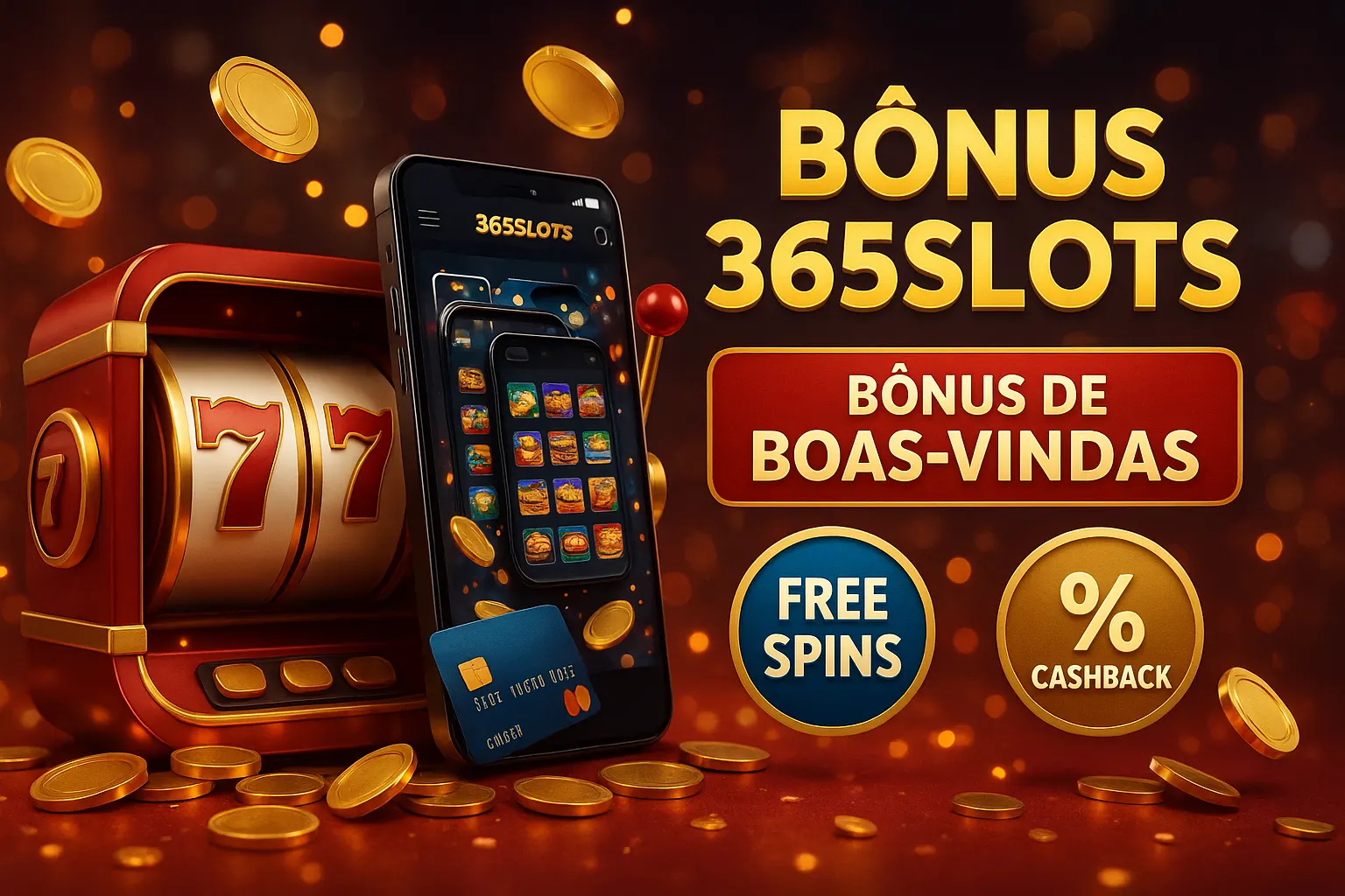 O bônus promocional 365SLOTS é uma ótima maneira de começar sua aventura