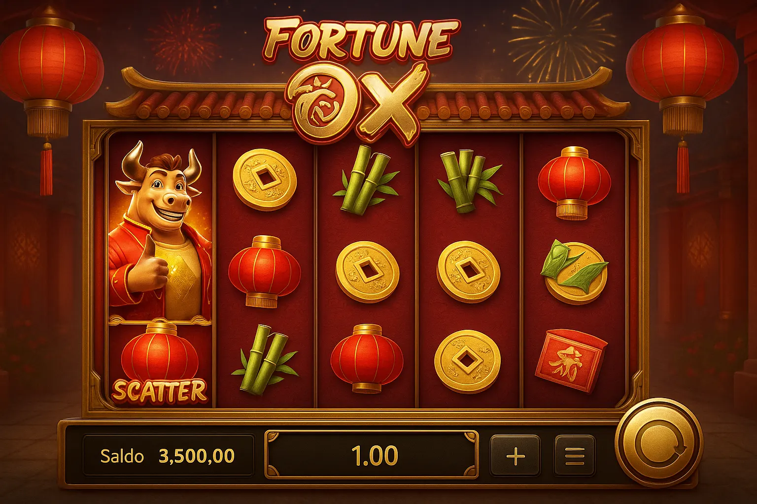 Fortune Ox no 365SLOTS - Aposte Agora e Reivindique Seus Ganhos
