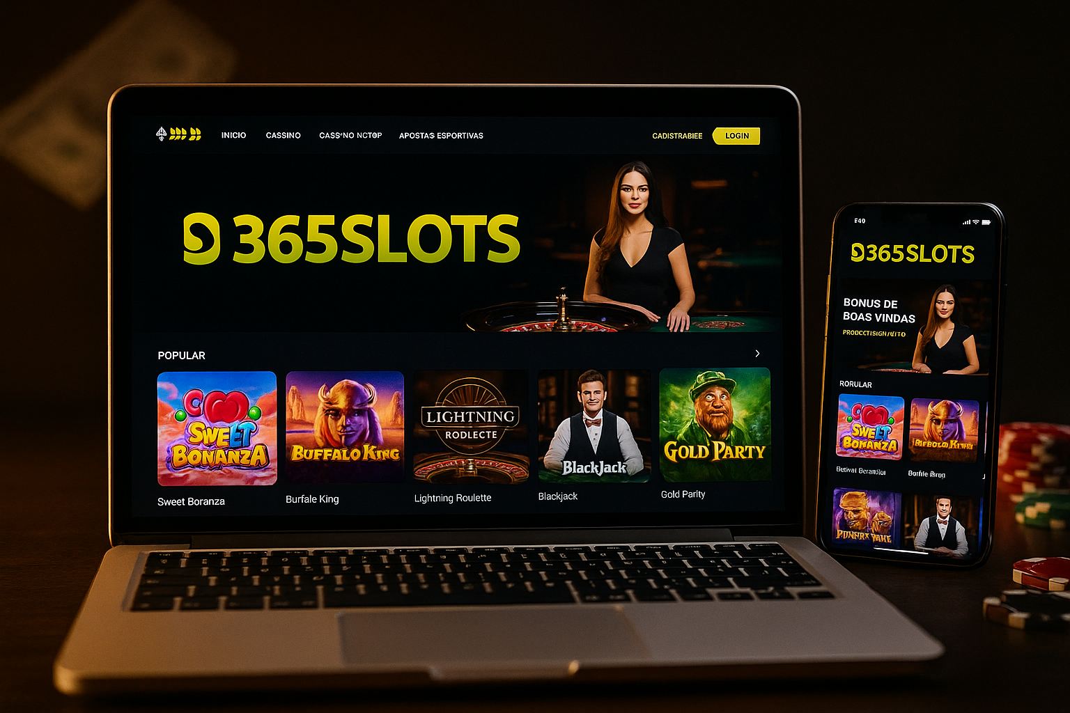 
                                Cassino Online 365SLOTS
                                