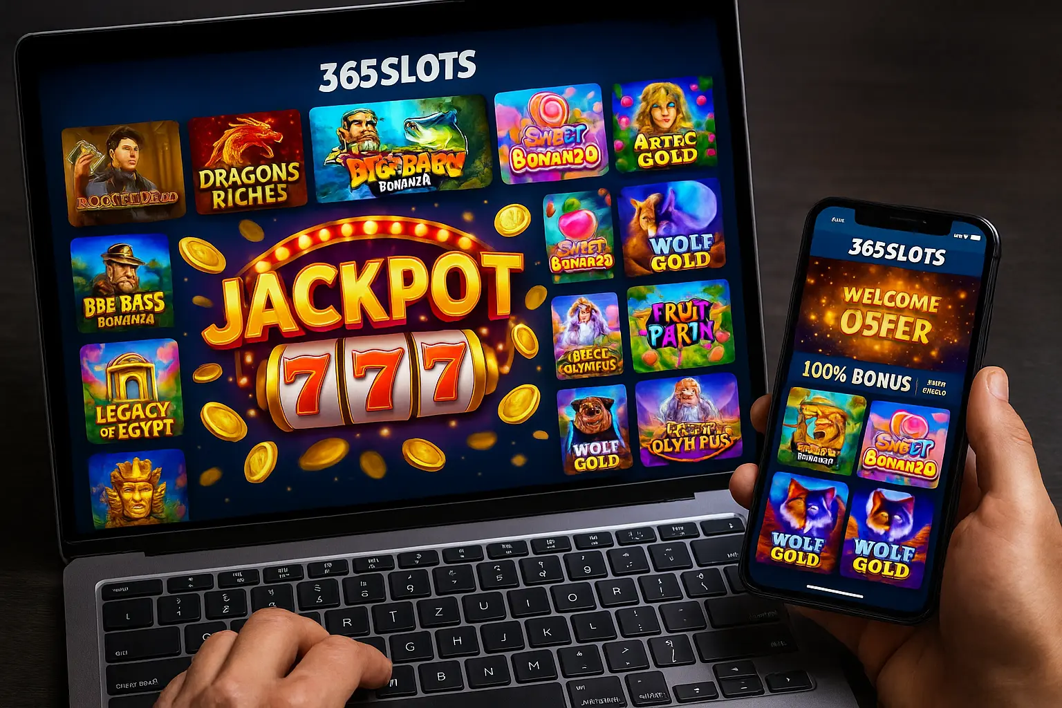 Explore o mundo das slot machines no 365SLOTS Casino